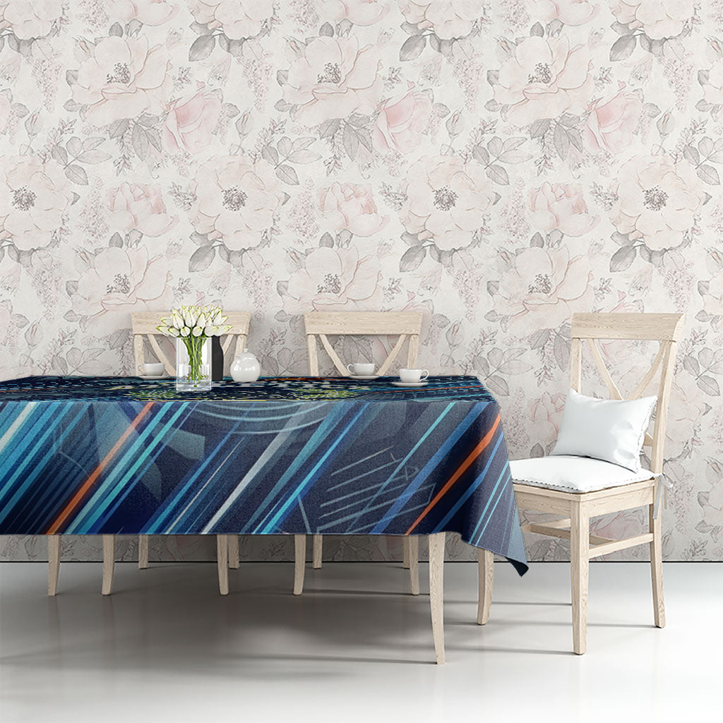 Australian Athletics Tablecloth Geometric Digital Sport Motion Art