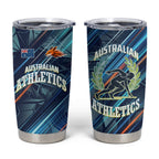 Australian Athletics Tumbler Cup Geometric Digital Sport Motion Art