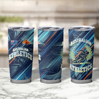 Australian Athletics Tumbler Cup Geometric Digital Sport Motion Art
