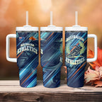 Australian Athletics Tumbler With Handle Geometric Digital Sport Motion Art