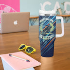Australian Athletics Tumbler With Handle Geometric Digital Sport Motion Art