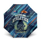 Australian Athletics Umbrella Geometric Digital Sport Motion Art