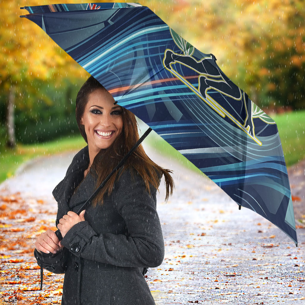 Australian Athletics Umbrella Geometric Digital Sport Motion Art