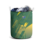 Australia Athletics Laundry Basket Australian Flag Map Track Runner Silhouette Green Gold