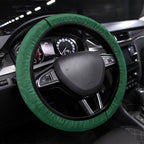 Australia Athletics Steering Wheel Cover Australian Flag Map Track Runner Silhouette Green Gold