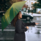 Australia Athletics Umbrella Australian Flag Map Track Runner Silhouette Green Gold