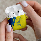 Australian Athletics AirPods Case Modern Indigenous Circle Pattern Sport Art