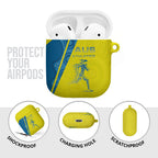 Australian Athletics AirPods Case Modern Indigenous Circle Pattern Sport Art