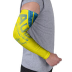 Australian Athletics Arm Sleeves Modern Indigenous Circle Pattern Sport Art