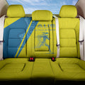 Australian Athletics Back Car Seat Cover Modern Indigenous Circle Pattern Sport Art