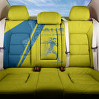 Australian Athletics Back Car Seat Cover Modern Indigenous Circle Pattern Sport Art