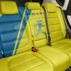 Australian Athletics Back Car Seat Cover Modern Indigenous Circle Pattern Sport Art