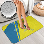 Australian Athletics Bathroom Set Modern Indigenous Circle Pattern Sport Art