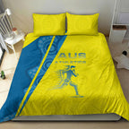 Australian Athletics Bedding Set Modern Indigenous Circle Pattern Sport Art