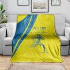 Australian Athletics Blanket Modern Indigenous Circle Pattern Sport Art