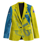 Australian Athletics Blazer Modern Indigenous Circle Pattern Sport Art