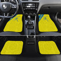 Australian Athletics Car Mats Modern Indigenous Circle Pattern Sport Art