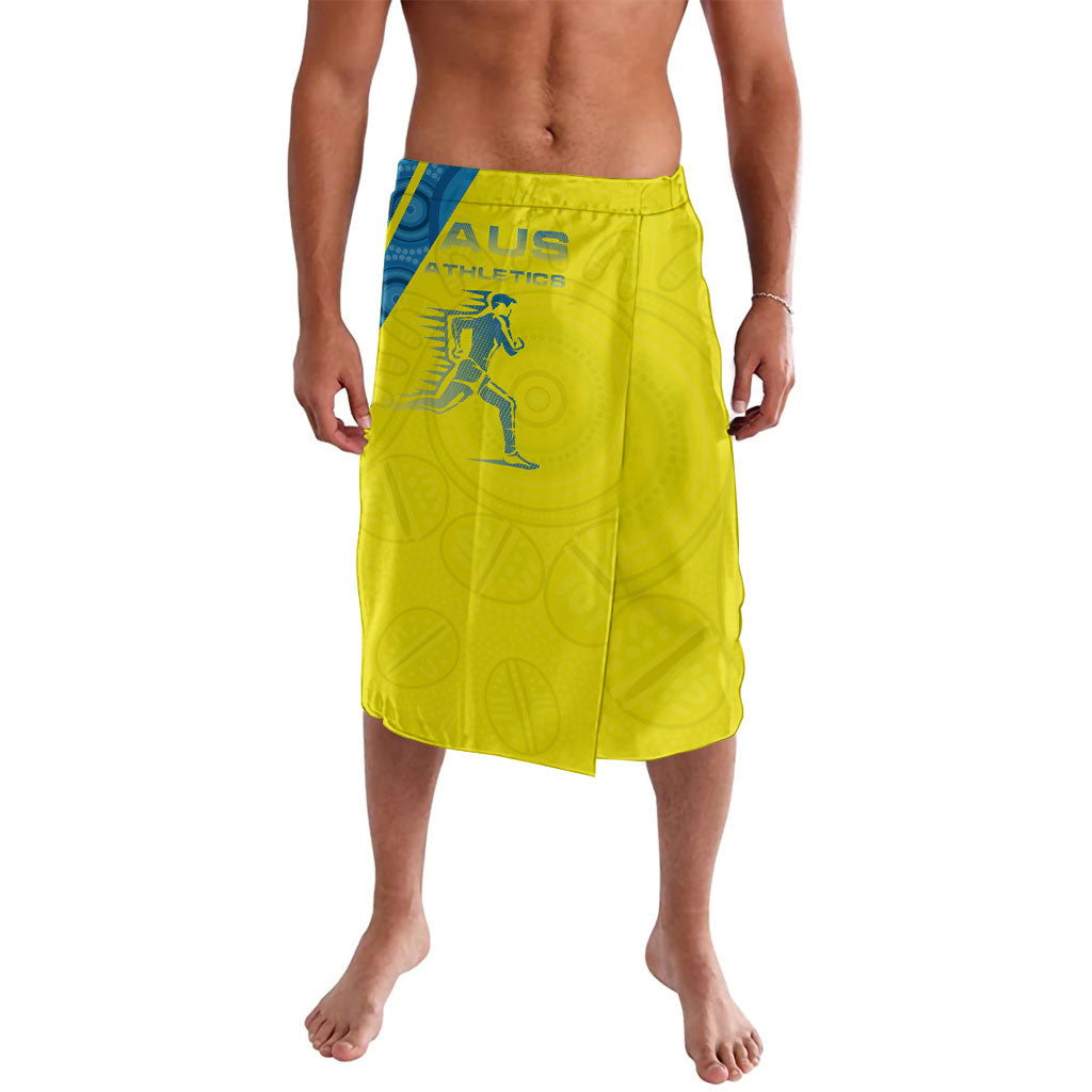 Australian Athletics Lavalava Modern Indigenous Circle Pattern Sport Art