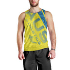 Australian Athletics Men Tank Top Modern Indigenous Circle Pattern Sport Art