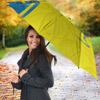 Australian Athletics Umbrella Modern Indigenous Circle Pattern Sport Art