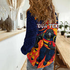 Personalized Adelaide Crows Women Casual Shirt Polynesian Tribal Crow Mascot With Hibiscus Floral Art