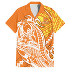 Personalized Greater Western Sydney Giants Family Matching Tank Maxi Dress and Hawaiian Shirt Polynesian Tribal Giant Mascot With Hibiscus Floral Art