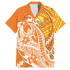 Personalized Greater Western Sydney Giants Hawaiian Shirt Polynesian Tribal Giant Mascot With Hibiscus Floral Art