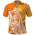 Personalized Greater Western Sydney Giants Polo Shirt Polynesian Tribal Giant Mascot With Hibiscus Floral Art