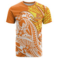 Personalized Greater Western Sydney Giants T Shirt Polynesian Tribal Giant Mascot With Hibiscus Floral Art