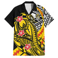 Personalized Richmond Tigers Family Matching Mermaid Dress and Hawaiian Shirt Polynesian Tribal Tiger Mascot With Hibiscus Floral Art