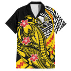 Personalized Richmond Tigers Hawaiian Shirt Polynesian Tribal Tiger Mascot With Hibiscus Floral Art