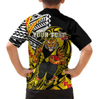 Personalized Richmond Tigers Hawaiian Shirt Polynesian Tribal Tiger Mascot With Hibiscus Floral Art