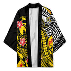 Personalized Richmond Tigers Kimono Polynesian Tribal Tiger Mascot With Hibiscus Floral Art