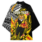 Personalized Richmond Tigers Kimono Polynesian Tribal Tiger Mascot With Hibiscus Floral Art