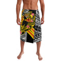 Personalized Richmond Tigers Lavalava Polynesian Tribal Tiger Mascot With Hibiscus Floral Art