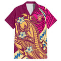 Personalized Brisbane Lions Hawaiian Shirt Polynesian Tribal Lion Mascot With Hibiscus Floral Art