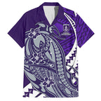 Personalized Fremantle Dockers Hawaiian Shirt Polynesian Tribal Freo Mascot With Hibiscus Floral Art