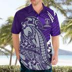 Personalized Fremantle Dockers Hawaiian Shirt Polynesian Tribal Freo Mascot With Hibiscus Floral Art