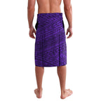 Personalized Fremantle Dockers Lavalava Polynesian Tribal Freo Mascot With Hibiscus Floral Art