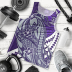 Personalized Fremantle Dockers Men Tank Top Polynesian Tribal Freo Mascot With Hibiscus Floral Art