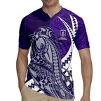 Personalized Fremantle Dockers Rugby Jersey Polynesian Tribal Freo Mascot With Hibiscus Floral Art
