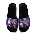 Personalized Fremantle Dockers Slide Sandals Polynesian Tribal Freo Mascot With Hibiscus Floral Art