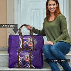 Personalized Fremantle Dockers Travel Bag Polynesian Tribal Freo Mascot With Hibiscus Floral Art