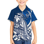 Personalized Geelong Cats Hawaiian Shirt Polynesian Tribal Cat Mascot With Hibiscus Floral Art