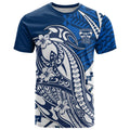 Personalized Geelong Cats T Shirt Polynesian Tribal Cat Mascot With Hibiscus Floral Art