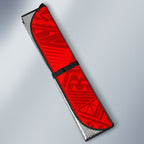 Personalized Gold Coast Suns Auto Sun Shade Polynesian Tribal Sun Mascot With Hibiscus Floral Art