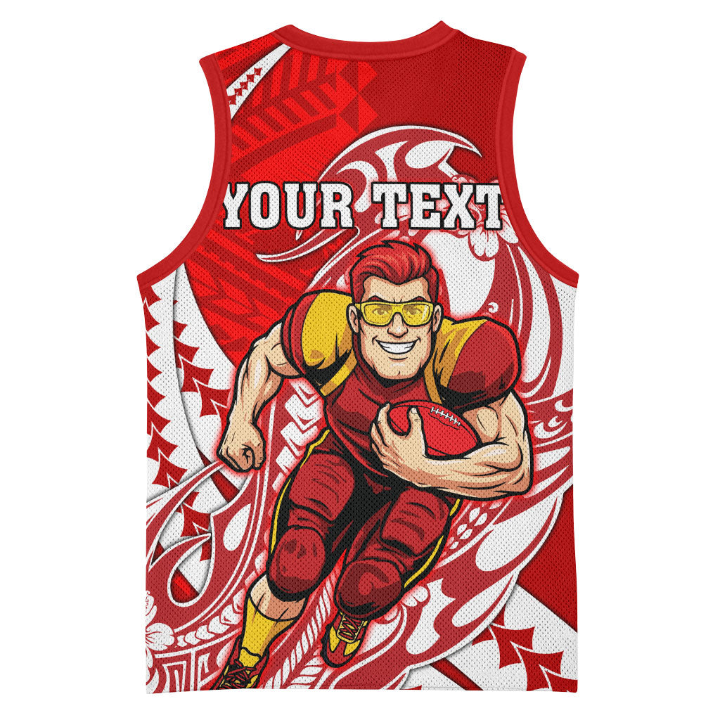 Personalized Gold Coast Suns Basketball Jersey Polynesian Tribal Sun Mascot With Hibiscus Floral Art