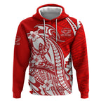 Personalized Gold Coast Suns Hoodie Polynesian Tribal Sun Mascot With Hibiscus Floral Art