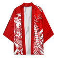 Personalized Gold Coast Suns Kimono Polynesian Tribal Sun Mascot With Hibiscus Floral Art