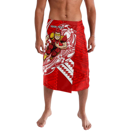 Personalized Gold Coast Suns Lavalava Polynesian Tribal Sun Mascot With Hibiscus Floral Art